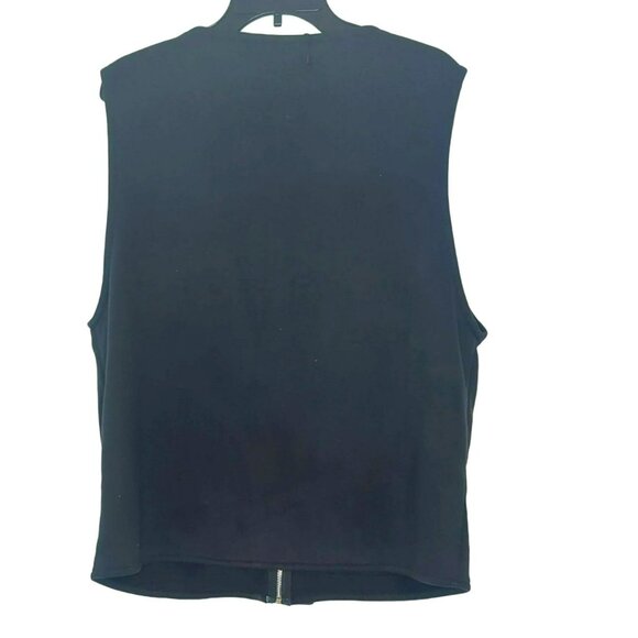 Boohooman Official Reflective Print Black Utility Vest Mens Large - Picture 2 of 4